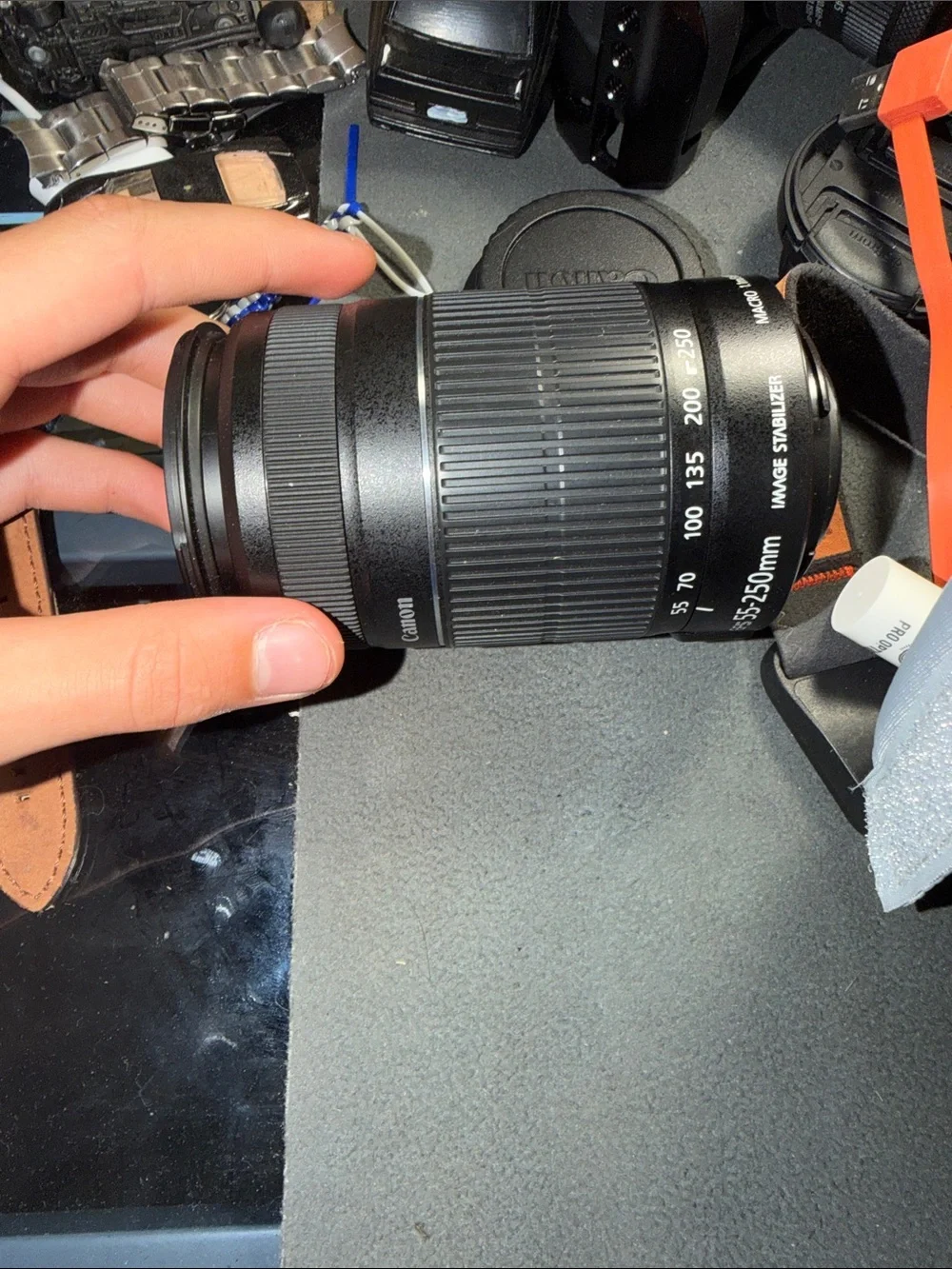 Canon 55-250mm EF-S Telephoto Zoom Lens - Black